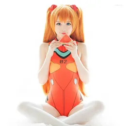 Women's Swimwear Fashion Adult Anime Cosplay Sexy Polyester Kawaii Cartoon Printing Lolita Tie Beach One-Piece Swimsuit