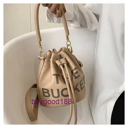 Lyxdesigner Miozj Bucket Bag Ligurian Simple Bucket Bag For Women Spring Summer Fashion Versatile Handbag Girls One Shoulder Crossbody