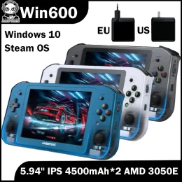 Roben Abernic Win600 Videospielkonsolen 5.94 '' IPS 1TB 256G Windows10 System Support Steam Deck OS ADM 3050E Handheld Game Player