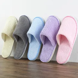 5 par vinter tofflor män kvinnor el engångsglas hem resor sandaler gästfrihet skor en storlek till försäljning 240417