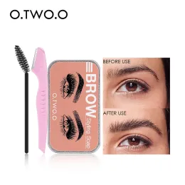 Enhancers O.TWO.O Eyebrow Soap Wax With Trimmer Fluffy Feathery Eyebrows Pomade Gel For Eyebrow Styling Makeup Soap Brow Sculpt Lift