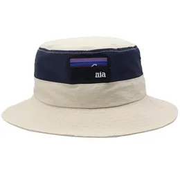 Coppie casual cappelli a secchio per i cappelli da donna da viaggio per escursionismo a contrasto con cappello da arrampicata da uomo