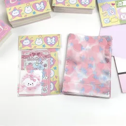 Сумки INS Self Adhesive Sop Bag Derved Holder Cartoon Milk Milkberry Bear упаковочный пакет пакет для печенья Kpop Idols фотокарта