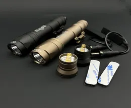 Тактические аксессуары Surefir M600 M600C Scout Flashlight 340 Светодиодные охотничьи светильники с двойной функцией SWTICH1035943