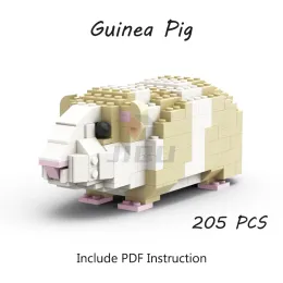 Toys 205 PCs Guinea Pig Model Set Building Buildings Cinep Moc Bricks Bricks Creative Children's Toy Birthday Regalo di Natale regalo di Natale