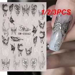 Tattoo Transfer 1/2/3pcs Engel Flügel Temporäre Tattoos für Frauen Erwachsene realistische Schmetterling Federgesicht gefälschter Tattoo Aufkleber 240427