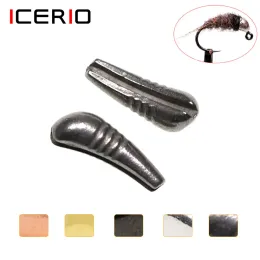 Lures ICERIO 100PCS Heavy Tungsten Nymph Body Jig Back Bead Fast Sinking Nymph Fly Tying/Knitting Material Size XS S M L