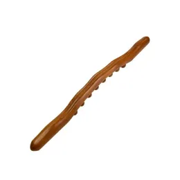 NEW new New 8 Beads Gua Sha Massage Stick Carbonized Wood Back Body Meridian Scrapping Therapy Wand Muscle Relaxing Acupuncture Massagerfor