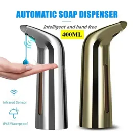 400ML Automatic Sensor Soap Dispenser Foam Washing Phone Smart Hand Washing Foam Soap Dispenser Electric Hand Washer Tools 240419
