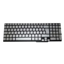 Клавиатура ноутбука для Sony Vaio Svs15 Series 9Z.N6CBF.70C 149068511CZ 55012FVQ2G2-035-G Чехия CZ Silver New