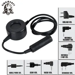 Acessórios Tactical Ptt Military Plug Z114 Adaptador de fone de ouvido TCI ADAPTOR DO CAVO PADRÃO VERSÃO ACESSÓRIOS DO CAPELO