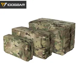 Сумки Idogear Tactical Accessy Accessessy Pouch 3pcs Zipper EDC мешок для хранения инструментов Camo 35101