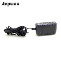 ANPWOO 3-метровой eu Pugge AC / DC Adapter Adapter Зарядное устройство 3M Power Cable для камеры CCTV AC 100-240V DC 12V 2A (2,1 мм / 5,5 мм)