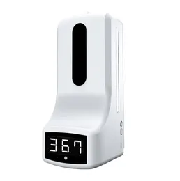 New fullautomatic spray soap dispenser noncontact thermometer wallmounted dual power soap dispenser allinone machine4843572