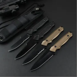 4Models 140BKSN Wilderness Survival Hunter Fixed Blade Knife 154cm Blad Aluminium Handtag Outdoor Camping Hunt Survival Tactical Pocket Knives 140/140BK EDC Tools