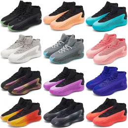 En kaliteli AE 1 AE1 Mens Basketbol Ayakkabı Sneaker Anthony Edwards Fusion Yeni Dalga Fırtına Trooper Love Blue Mercan İmzası 2024 Tenis Chaussures Boyut 40-46