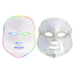 LED Pon Beauty Maske 7 Farben LED Therapie Haut Verjüngung Home Face Lifting Whitening -Gerät 240425