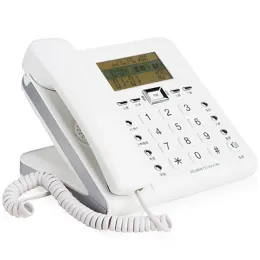 Accessori Telefono con cavo con altoparlante e ID chiamante Numero di luminosità LCD regolabile Rapporto vocale per Home Office