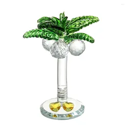 Decorative Flowers Living Room Crystal Ornaments Coconut Tree Simulated Fruit Decoracion Home Garden Artificial Plants