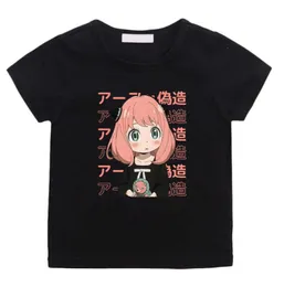 Tshirts Anya Spy x Familie T -Shirt Kinder Baumwolle Anime Grafik T -Shirt Jungen Kurzarm Summer Tops Kawaii Hemden für Mädchen Baumwolle T5353488