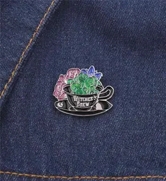 Bütün 10 adet çok cadılar Brew Brow Brooch Lapel Kadınlar Cadılar Bayramı Feminist Anne Hediye Emaye Pin Broche169p5178667