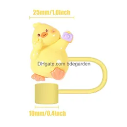 DrinkWare Handle Topper Bebendo acessórios de xícara de ER Sile Dicas reutilizáveis à prova de poeira para cames de cames de caminhada Droga Droga Home Garden Kitchen Otiom