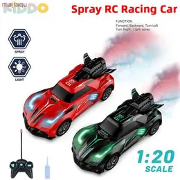 Electric/RC Car 1/20 mini RC Car Remote Control Drift Spray Racing Car with Light Car Toys Lämpliga för pojkar gåva 2.4 g barns bil Childrens Day Giftl2404