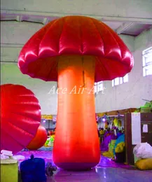 wholesale 3 m tall Giant and vivid painted red advertising Inflatable mushroom with for Advertising on ground