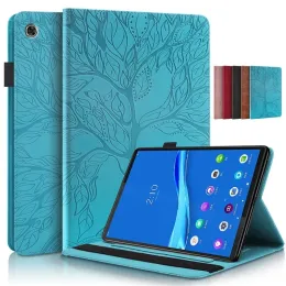 Lenovo Tab M10 FHD Plus M10Plus 10.3 TBX606X 3DツリーエンボスタブカバーのFunda Lenovo Tab M10と第3世代ケースのケースケースケースケース