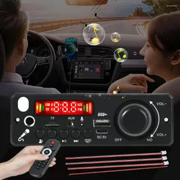 CAR FM Radio Module Handsfree Call Bluetooth-kompatibel 5.0 Trådlös mottagare med fjärrkontroll