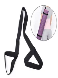 Algodão yoga tapete carregando cintos de cinta cinturões alongados de ombro de ombro ajustável para exercício esportivo de ginástica (MAT não incdido) 6725032