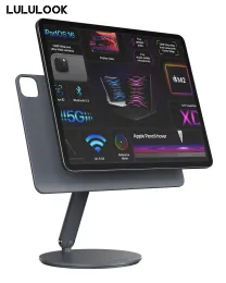 Drives Lululook Magnetic Stand for iPad Pro ، حامل دوار 360 درجة قابلة للطي لـ iPad Pro 12.9/11