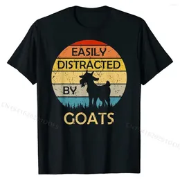 Men's Suits A1126 By Goats Retro Vintage Funny Goat Lover T-Shirt T Shirt For Men Tops & Tees Cute Personalized Cotton