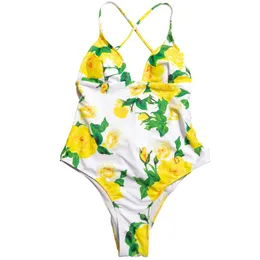 Сексуальные V Neck Swimsuit Bikini Styly Printed Halter Swimwear Женщины растягивают купальники бикини дизайнер утечка для купальника для праздничного костюма для серфинга