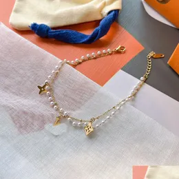 Anklets 23SS 11Style Women 18Kゴールドメッキステンレス鋼のクリスタル愛好家ギフトリストバンドカフチェーンジュエリーアクセサリードロップ配達