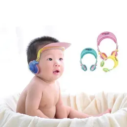 Safe Shampoo Baby Shower Cap Bading Bath Protect Soft Cap Hat For Baby Barn Barn Gorro de Ducha Tonsee SS1834 240412