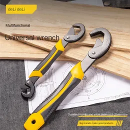 فتحات Deli 632mm مفتاح Universal مفتاح مفتاح المفتاح المفتوح SPENNER ST HIGHCARBON Steel SNAP N GRIP TOOL