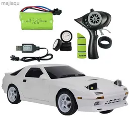 Auto elettrica/RC 2,4G LD1802 RX7 RTR 1/18 ESP Gyroscopio RC Drift Drift Auto LED LED LIGHT Fulf Full Scale Modello giocattolo per bambini Giftsl2404