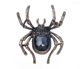 Broches wuliampbaby shinestone spider for women unissex vintage insetos festas pinos casuais presentes1333748