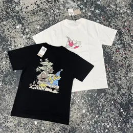 Camas de camiseta masculinas de gabinete do mágico Camisetas de manga curta de manga curta Duck Duck High Street Loose de tamanho casual casual camiseta de algodão para homens mulheres