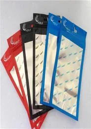 1018cm 20115CM Clearaluminum Letter Twill Stripe Mobiltelefon Cover Case Retail Zipper Top Poly PP Opp Plastic Packing Bag 1006138510