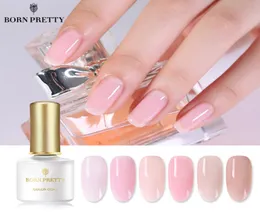 Pink Jelly Nail Gel 6ml Semitransparent Nude Purple Varnish Polish Soak Off Nail Art UV Gel Lacquer7160907