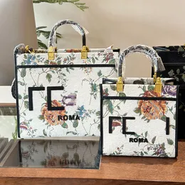 Flores de designer Bolas de bolsa feminina FLORAL Tote floral Bolsas de couro Luxurys Ladies Diário Bolsa de axila diária Sacos de couros impressos de couros