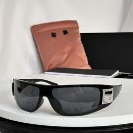 Vintage designer solglasögon med boxens högkvalitativa modram 5085 glasögon utomhusfest svarta vita nyanser cyberpunk solglasögon gåva för kvinnor män chhaan