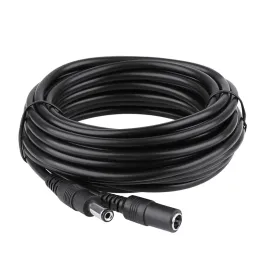 Chargers DC12V Удлинительное кабель 2.1*5,5 мм разъемы Мужское до женщины для камеры безопасности видеонаблюдения Черный цвет 16.5feet 5M 10M Power Cable