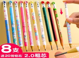 Ballpoint Pens Mechanical Pencil 20mm For Girls Boys Child Cute Writing Drawing Continuously Kawaii Stationery School 2022 Suppli9653039