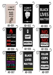 Black Lives Matter Flag Bandiera Garden Bandiera 9 Styles Outdoor Peace Protest Banner Banner Handhell Flag2277610