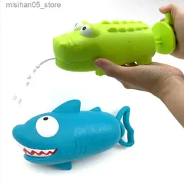 Sand Play Water Fun Childrens swimming pool summer toy crocodile shark water gun bath toy Wasser Spielzeug Juguete Agua Brinquedos De Piscina Q240426