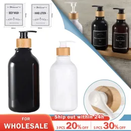 Dispenser sabun dağıtıcı 300/500ml kalınlaştırılmış doldurulabilir şampuan pompası şişe losyon konteyner sabun pompası tankı el yıkama banyo aksesuar