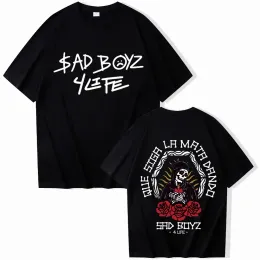 Junior H SAD BOYZ 4 TAFE TACCHITÀ Oversize Donne da donna Summer Fashion O-Neck Short Short Tshirt Tees Graphic Tees Streetwear